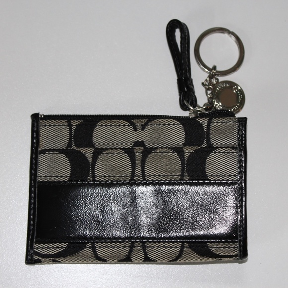 Coach Suede Mini Wallet - Picture 1 of 4